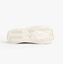 Hush Puppies CAMILLE Womens Trainers Black sole view showing durable rubber outsole design for comfort and traction.