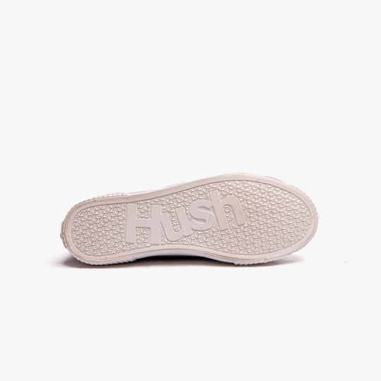 Hush Puppies BROOKE Womens Canvas Trainers Grey