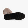 Hush Puppies ROWAN Womens Boots Brown bottom view showing sole design and tread pattern.