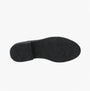 Hush Puppies MADDY WIDE Womens Leather Chelsea Boots Black sole view showing textured TPR material for grip and durability.