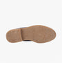 Hush Puppies MADDY WIDE Womens Chelsea Boots Navy bottom view showing TPR sole detail and grip pattern.