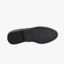 Hush Puppies NATALIA Womens Brogue Shoes Black bottom view with flexible outsole and low heel