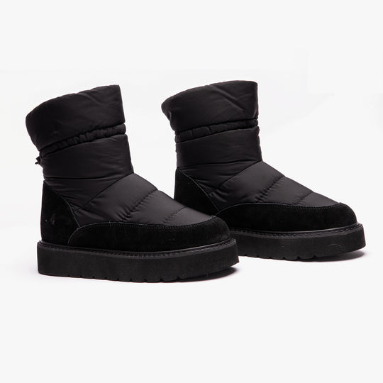 Hush Puppies HUSH PUFFIES Classic Womens Slippers Black