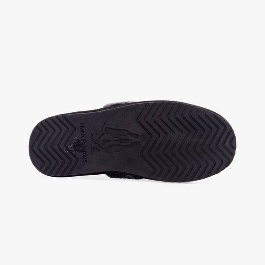 Hush Puppies ARIEL Womens Slippers Black