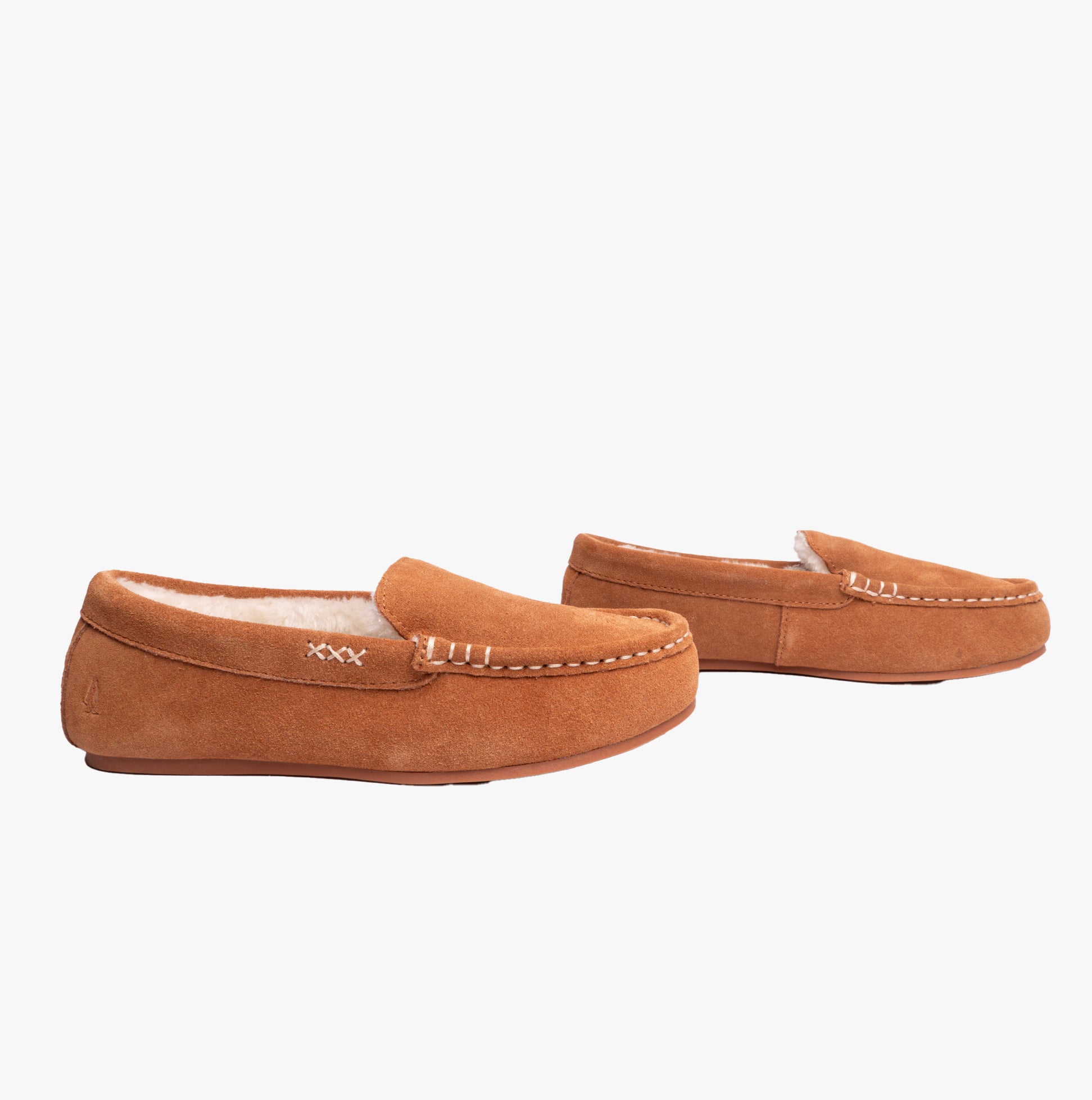 Hush Puppies ANNIE MOCASSIN Classic Womens Slippers Tan