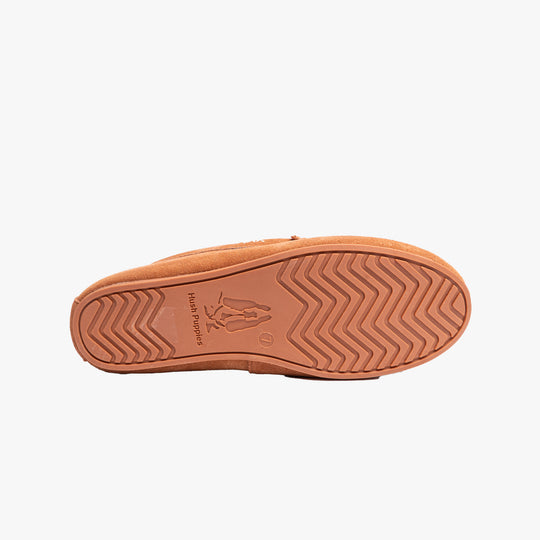 Hush Puppies ANNIE MOCASSIN Classic Womens Slippers Tan