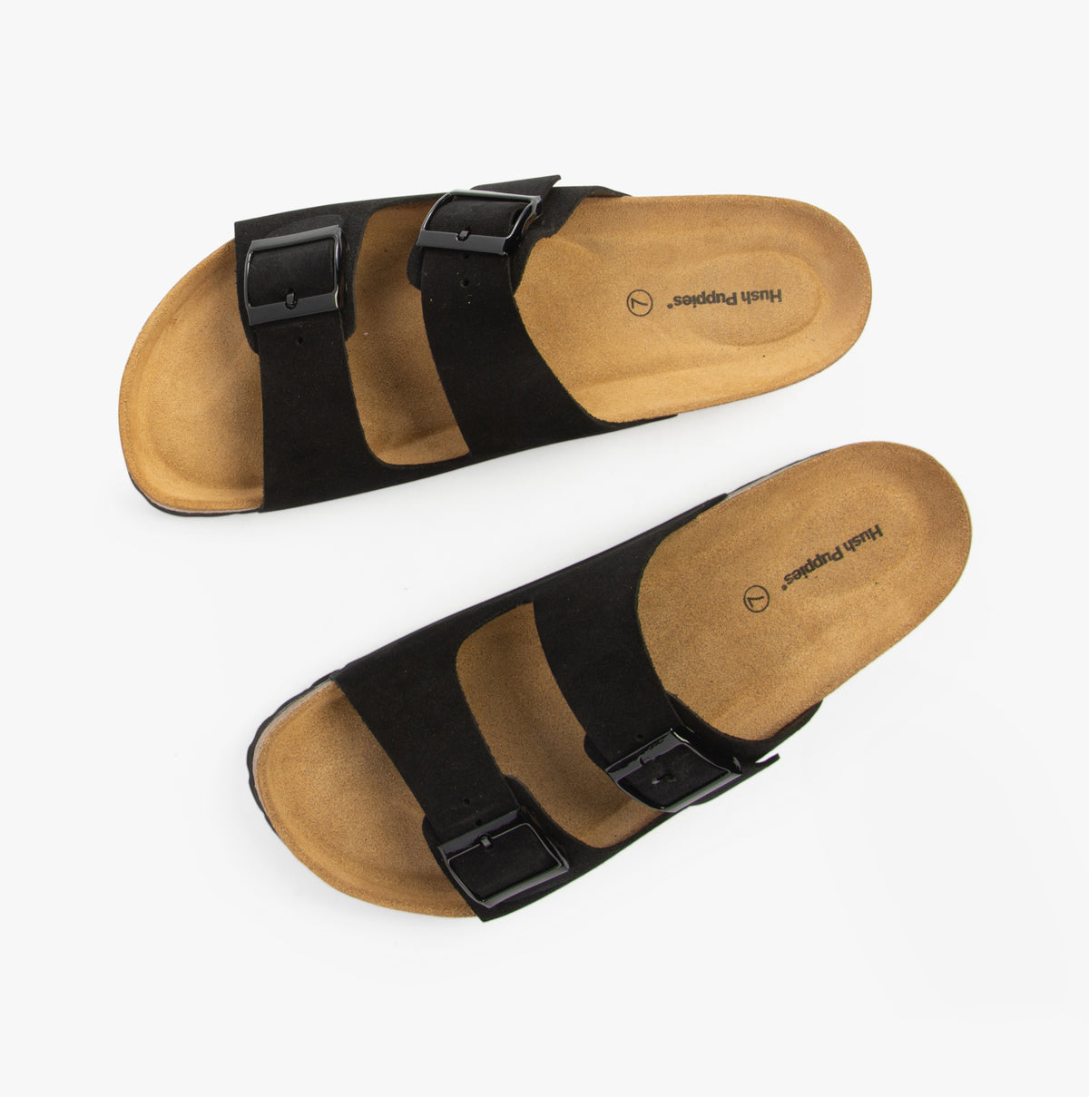 Hush Puppies BLAIRE Womens Cross Strap Sandals Black
