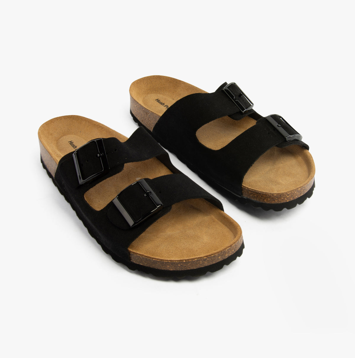 Hush Puppies BLAIRE Womens Cross Strap Sandals Black