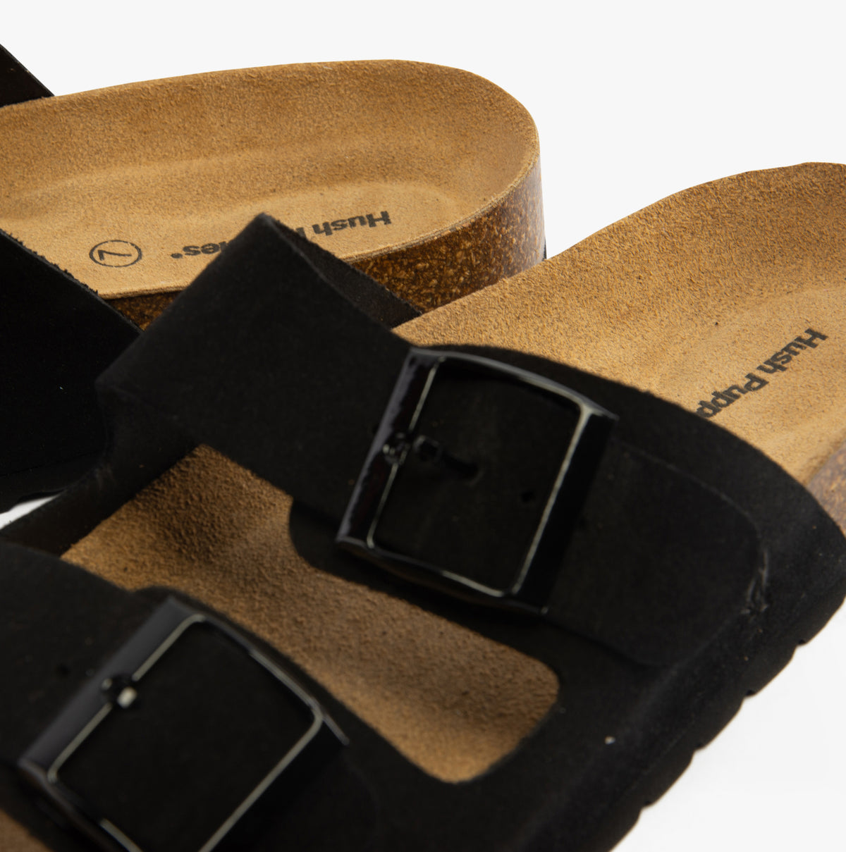 Hush Puppies BLAIRE Womens Cross Strap Sandals Black