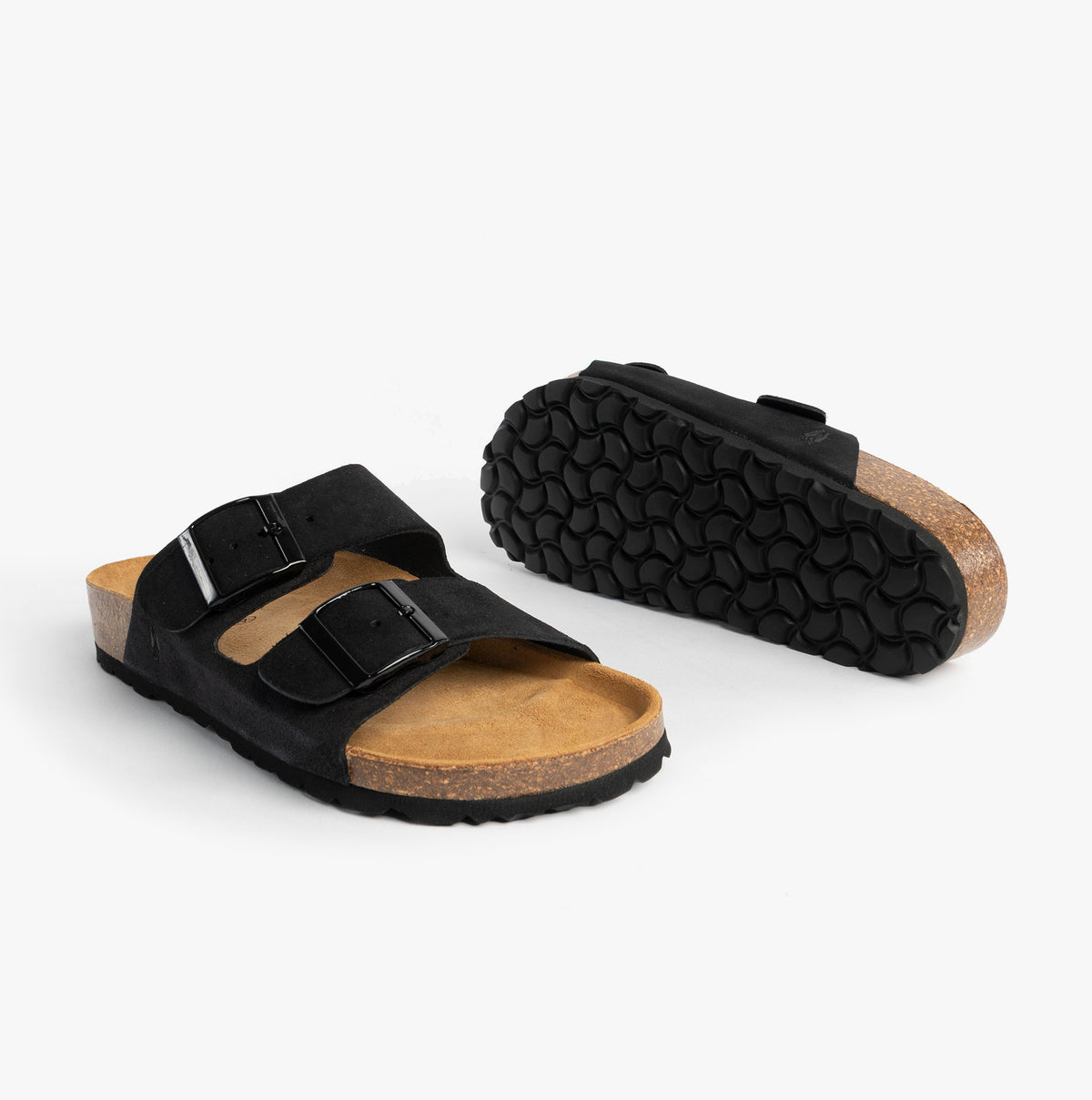 Hush Puppies BLAIRE Womens Cross Strap Sandals Black
