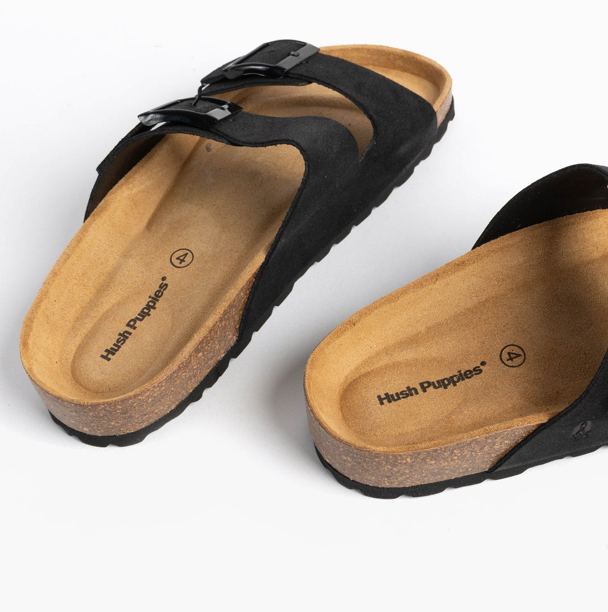 Hush Puppies BLAIRE Womens Cross Strap Sandals Black