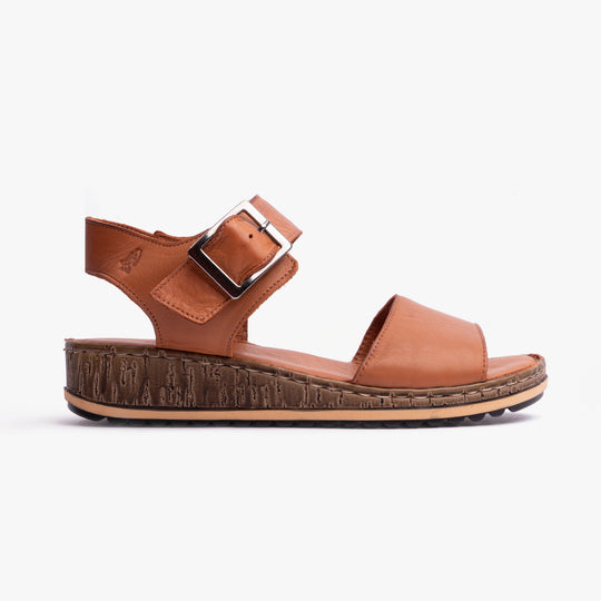 Hush Puppies ELLIE Womens Sandals Tan