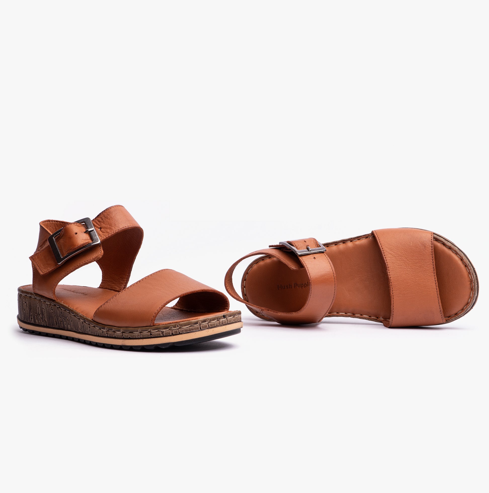 Hush Puppies ELLIE Womens Sandals Tan