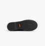 Hush Puppies BETTY JNR Girls Shoes Black bottom view showing TPR sole with textured grip.
