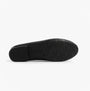 Hush Puppies EMMA Girls Leather School Shoes Black bottom view showcasing the rubber sole design.
