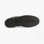 Hush Puppies TOMMY Boys Leather School Shoes Black bottom view with rubber sole detail and grip pattern