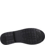 Hush Puppies BARRY Boys School Shoes Black bottom view rubber sole with grip pattern