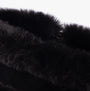 Hush Puppies MARY Womens Boots Black detail view of soft black faux fur lining