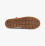 Hush Puppies MARY Womens Boots Tan bottom view of sole showing tread design and durable material.