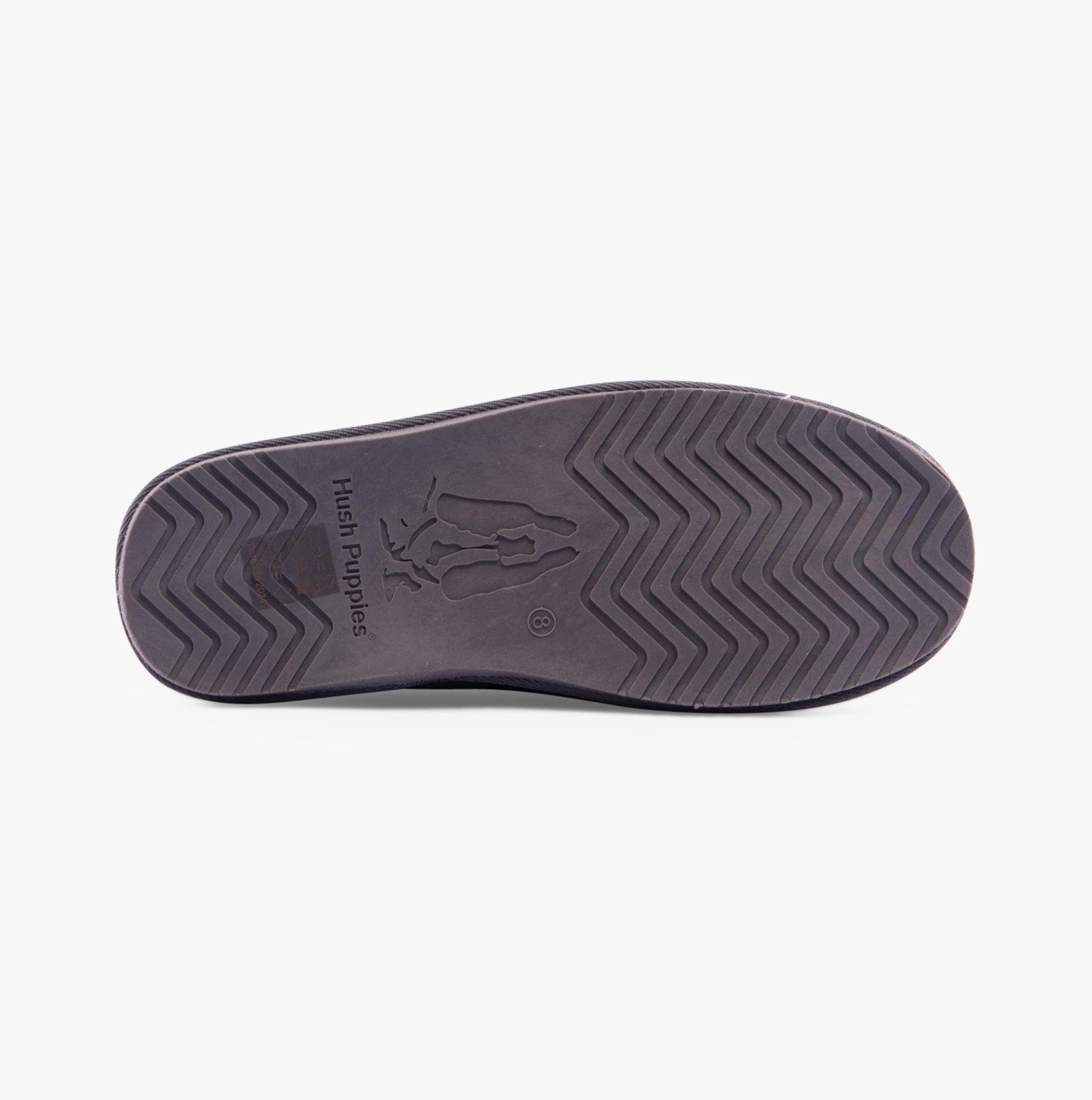 Hush Puppies CONRAD Mens Slippers Grey