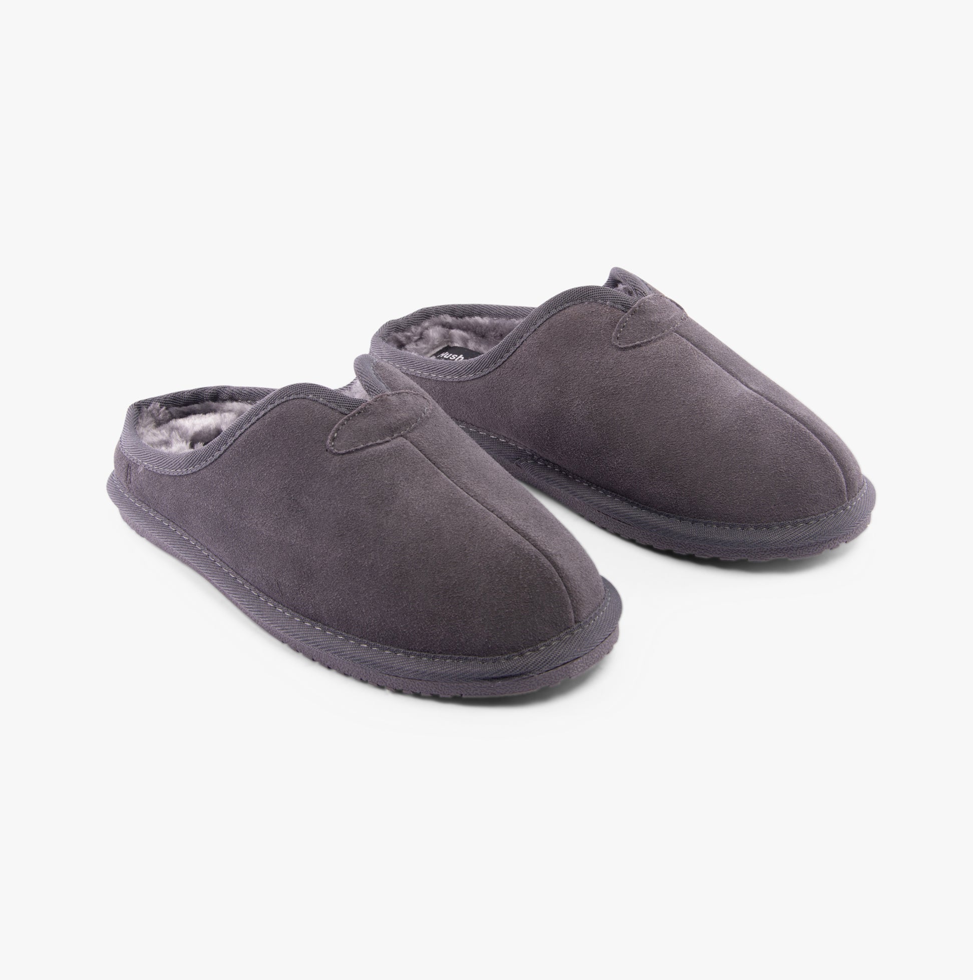 Hush Puppies CONRAD Mens Slippers Grey