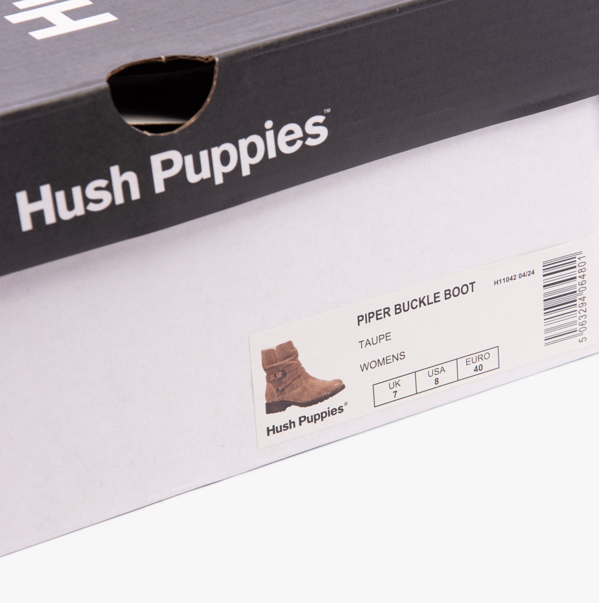 Hush Puppies CONRAD Mens Slippers Grey