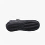 Hush Puppies ARIA Girls Leather School Shoes Black bottom view with textured sole