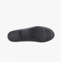 Hush Puppies EVIE Girls Leather School Shoes Black bottom view showing sole details and traction pattern.
