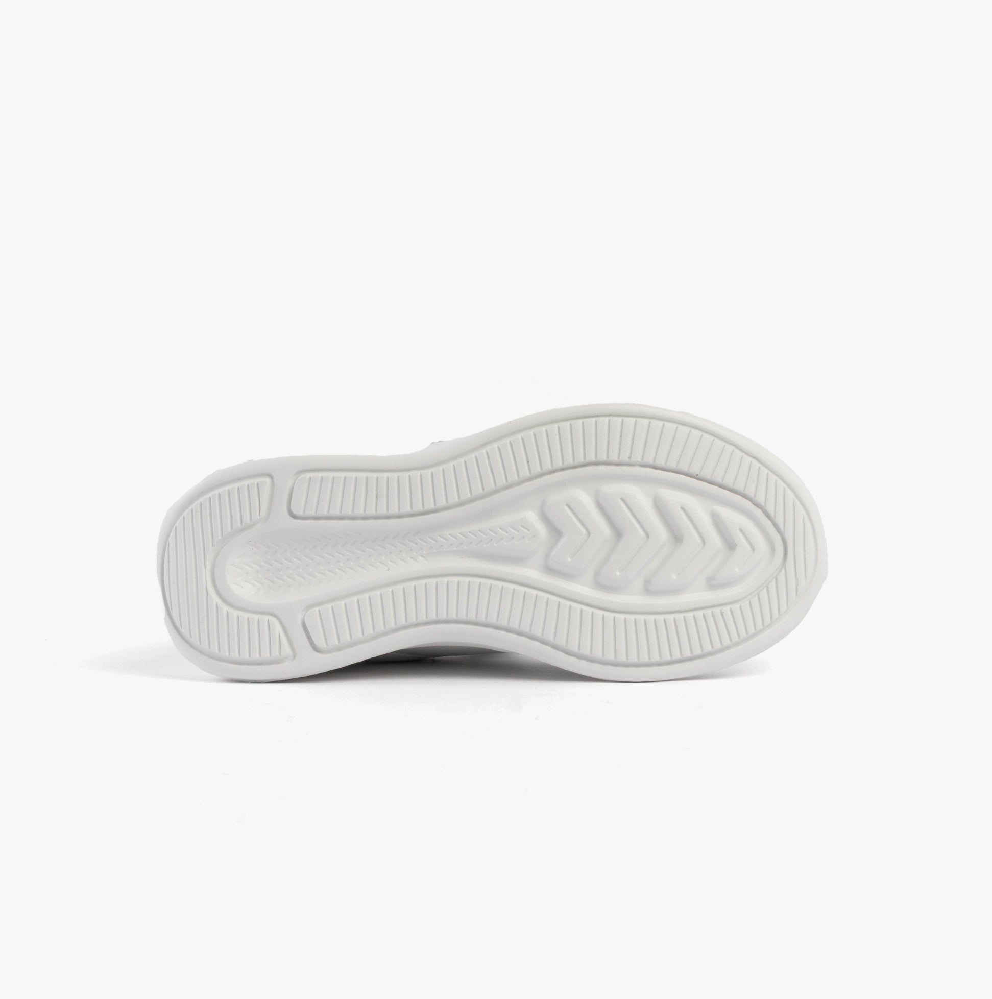 Hush Puppies MARLING EASY Unisex Trainers White bottom view showing the sole design and texture.