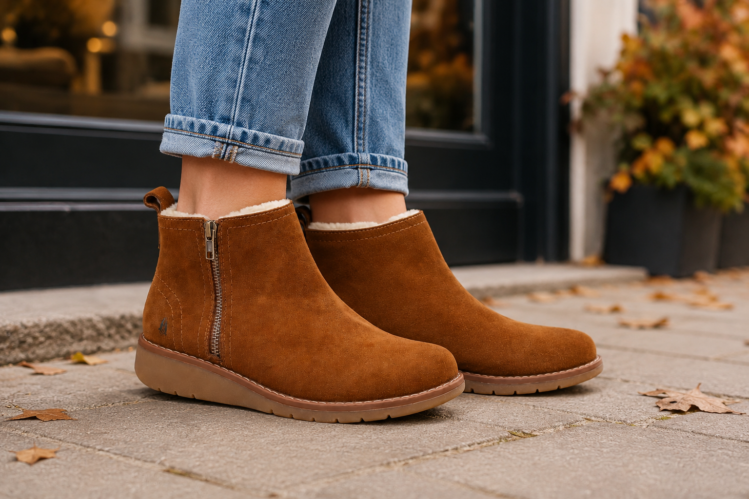 Hush Puppies LIBBY Womens Casual Shoes Tan