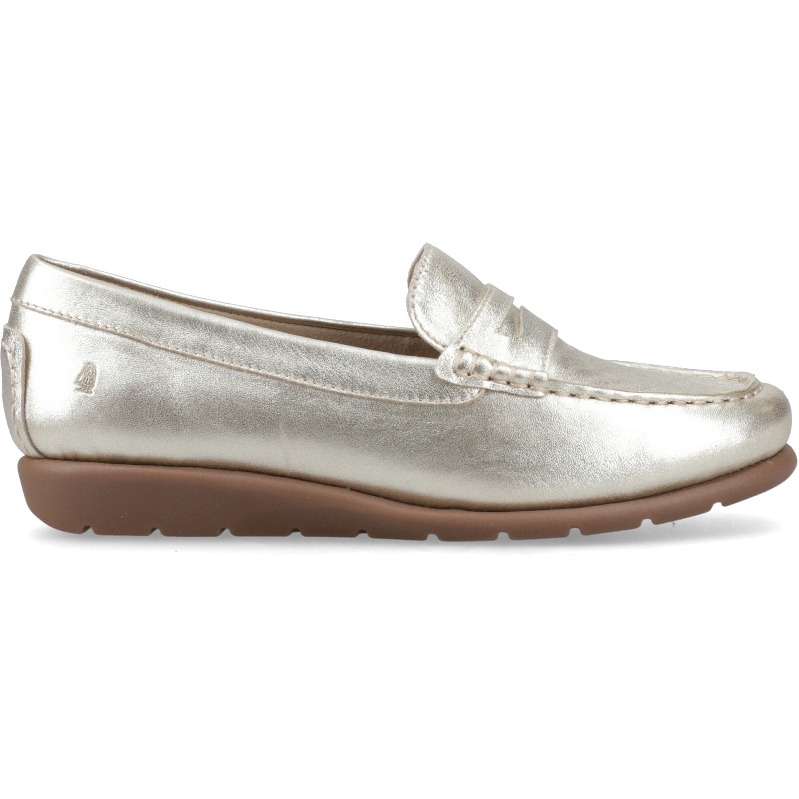 Hush Puppies SHELBY Womens Loafer Shoes Gold