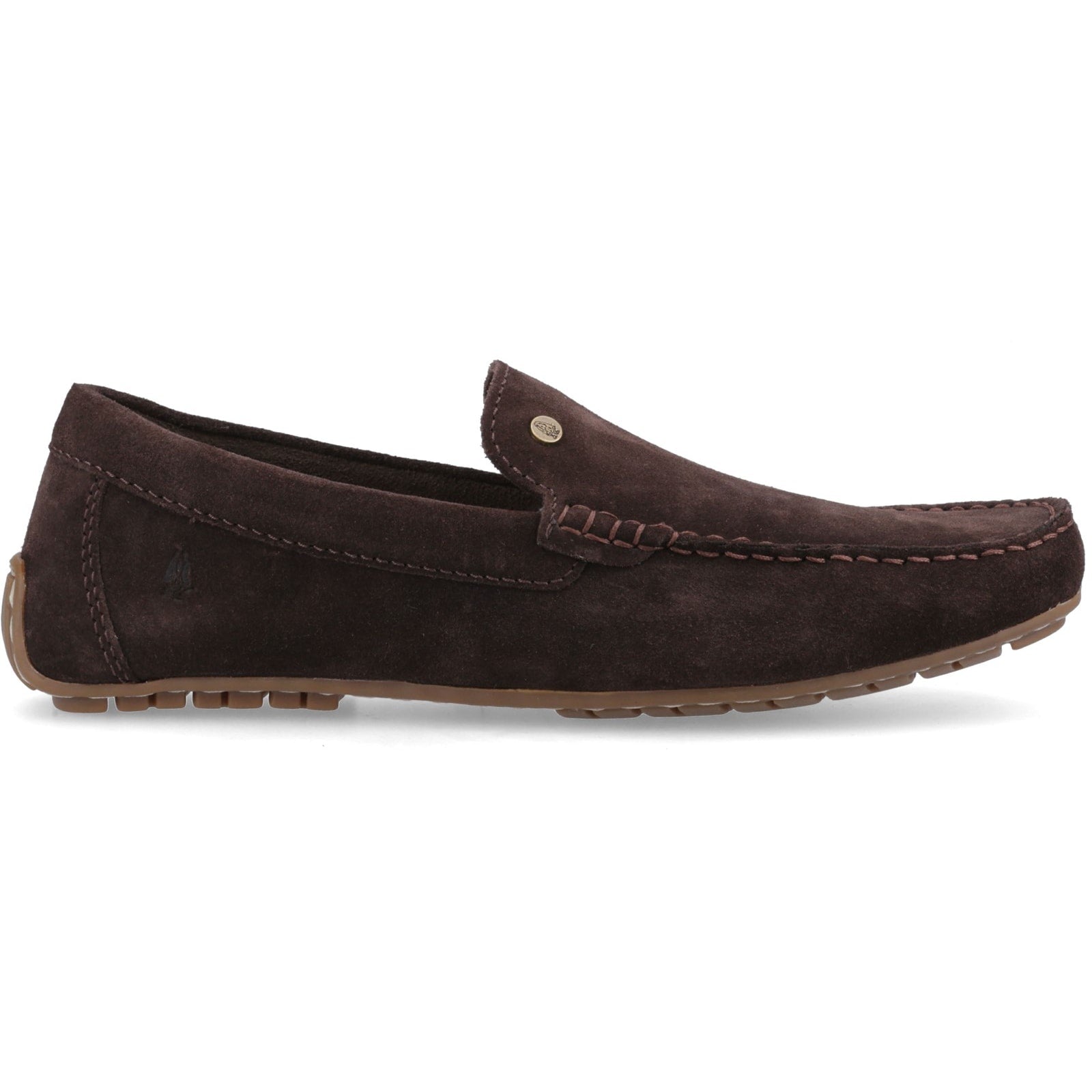 Hush Puppies RALPH SUEDE Mens Loafer Shoes Brown