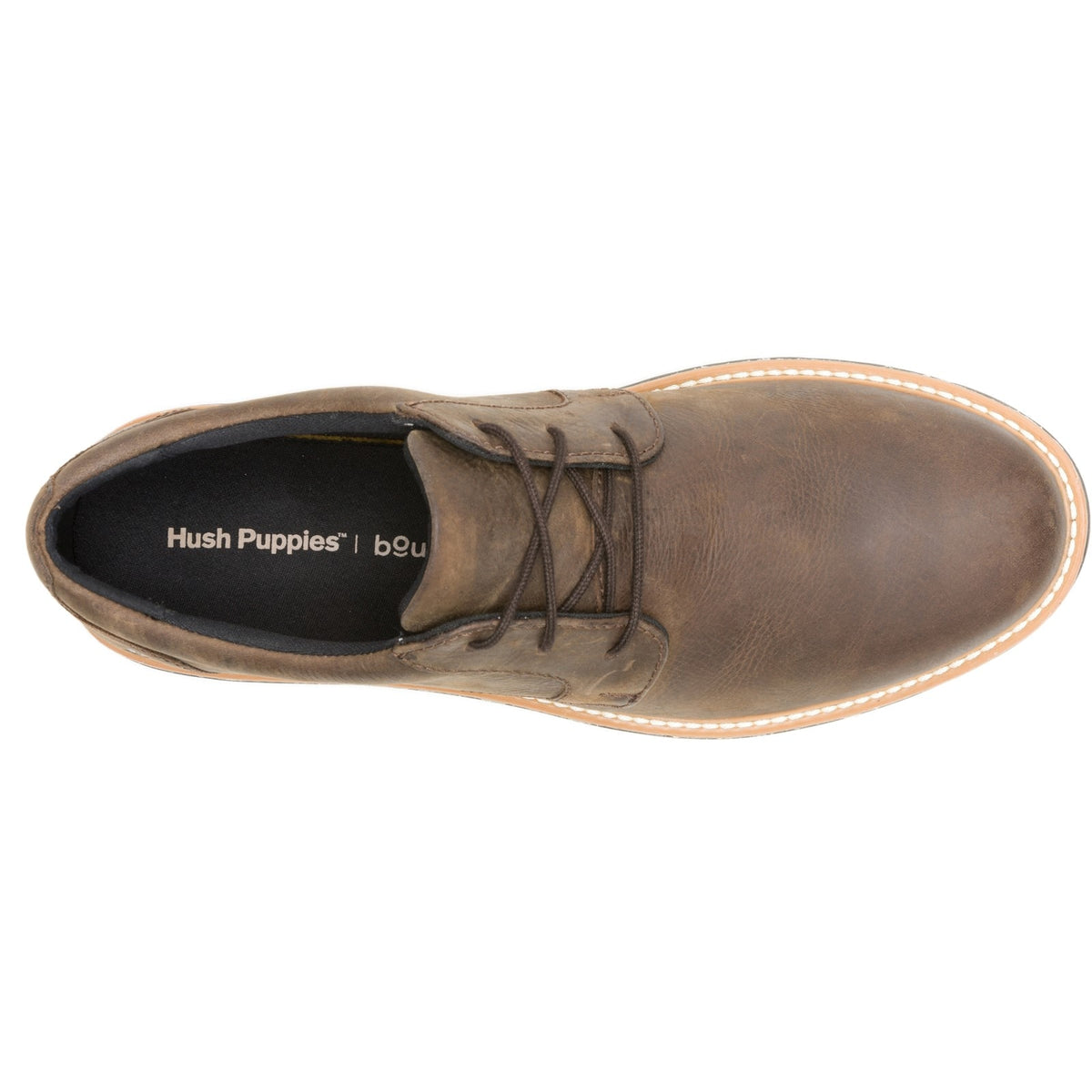 Hush Puppies JENSON MUDDY RIVER Mens Derby Shoes Brown