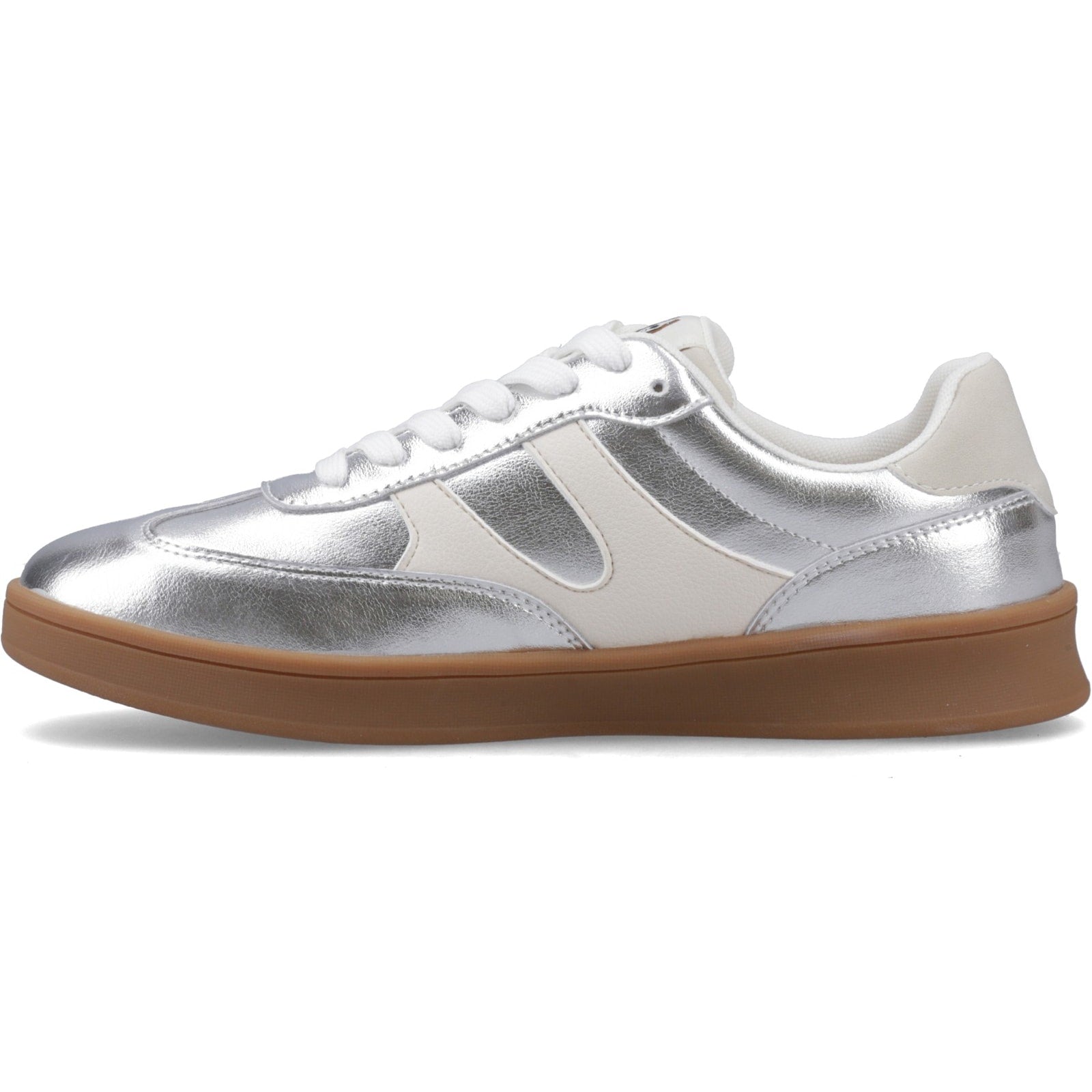 Hush Puppies MAURA Womens Casual Trainers Silver