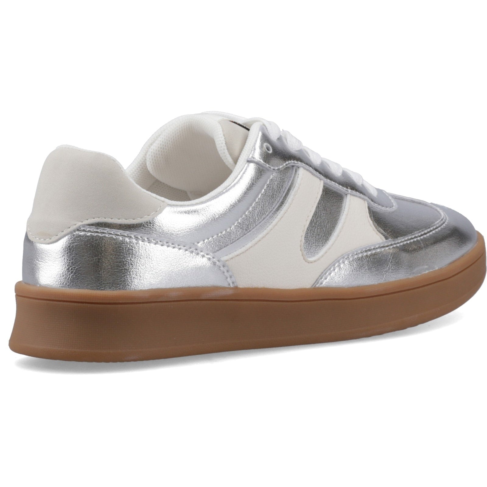 Hush Puppies MAURA Womens Casual Trainers Silver
