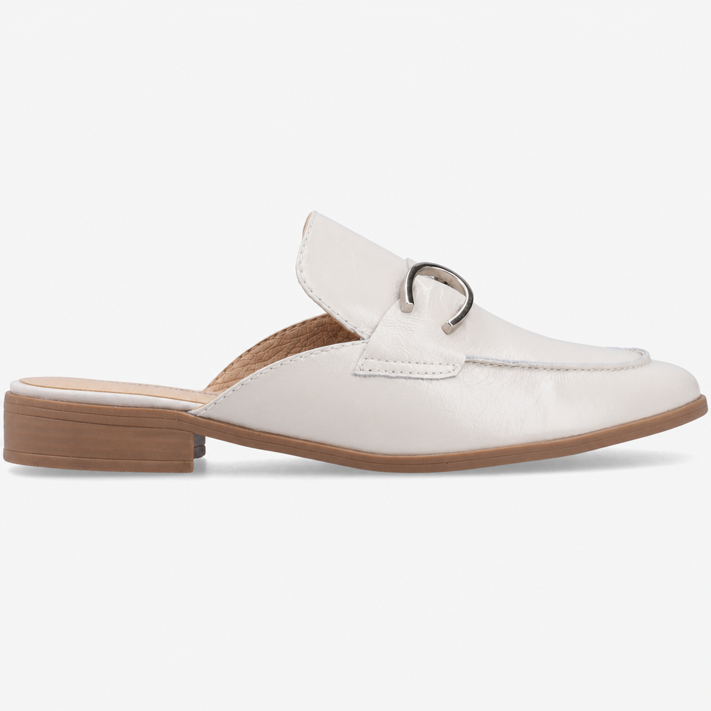 Hush Puppies CALLA Womens Mules Sandals Ivory