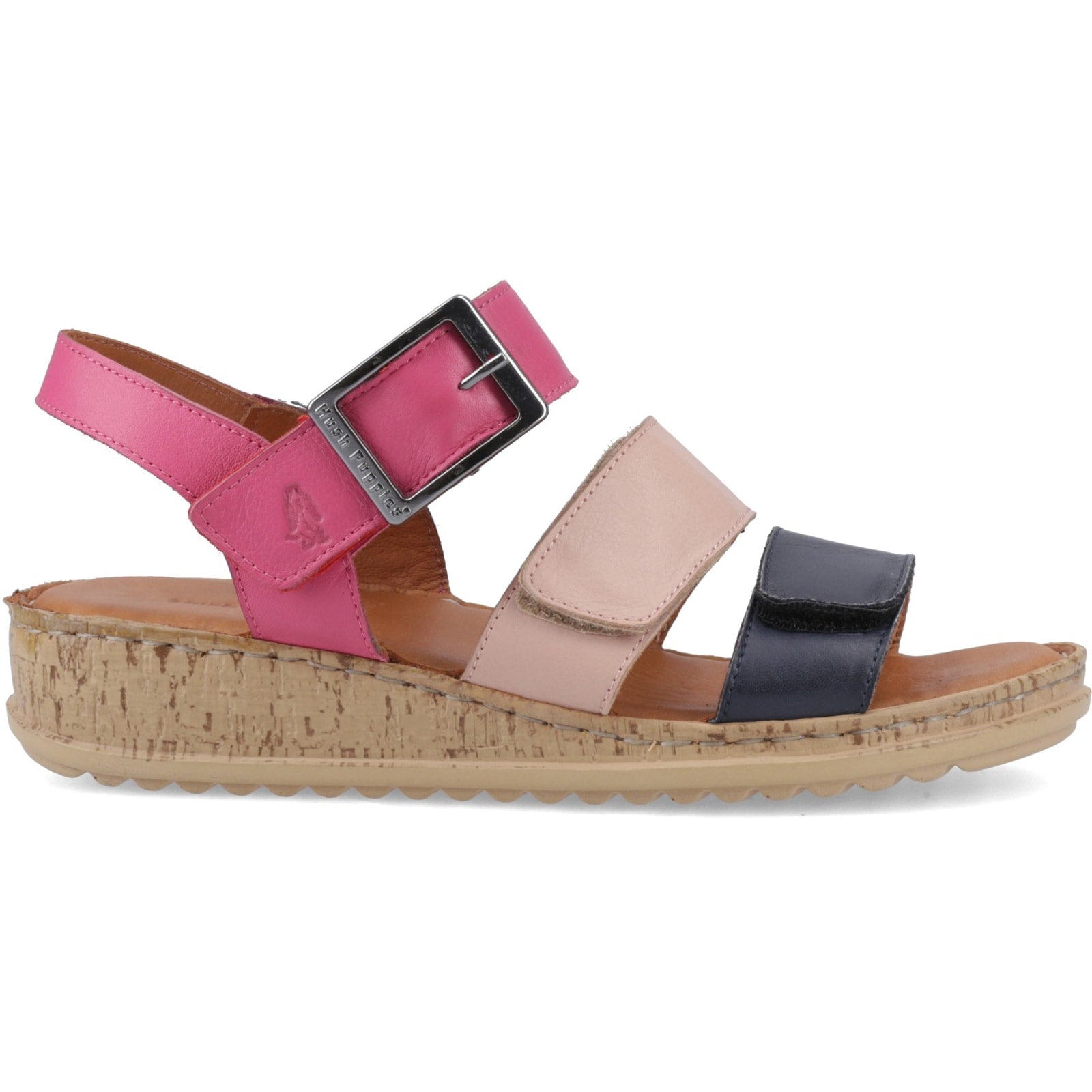 Hush Puppies ELIANA SANDAL Womens Ankle Strap Sandals Bright Pink