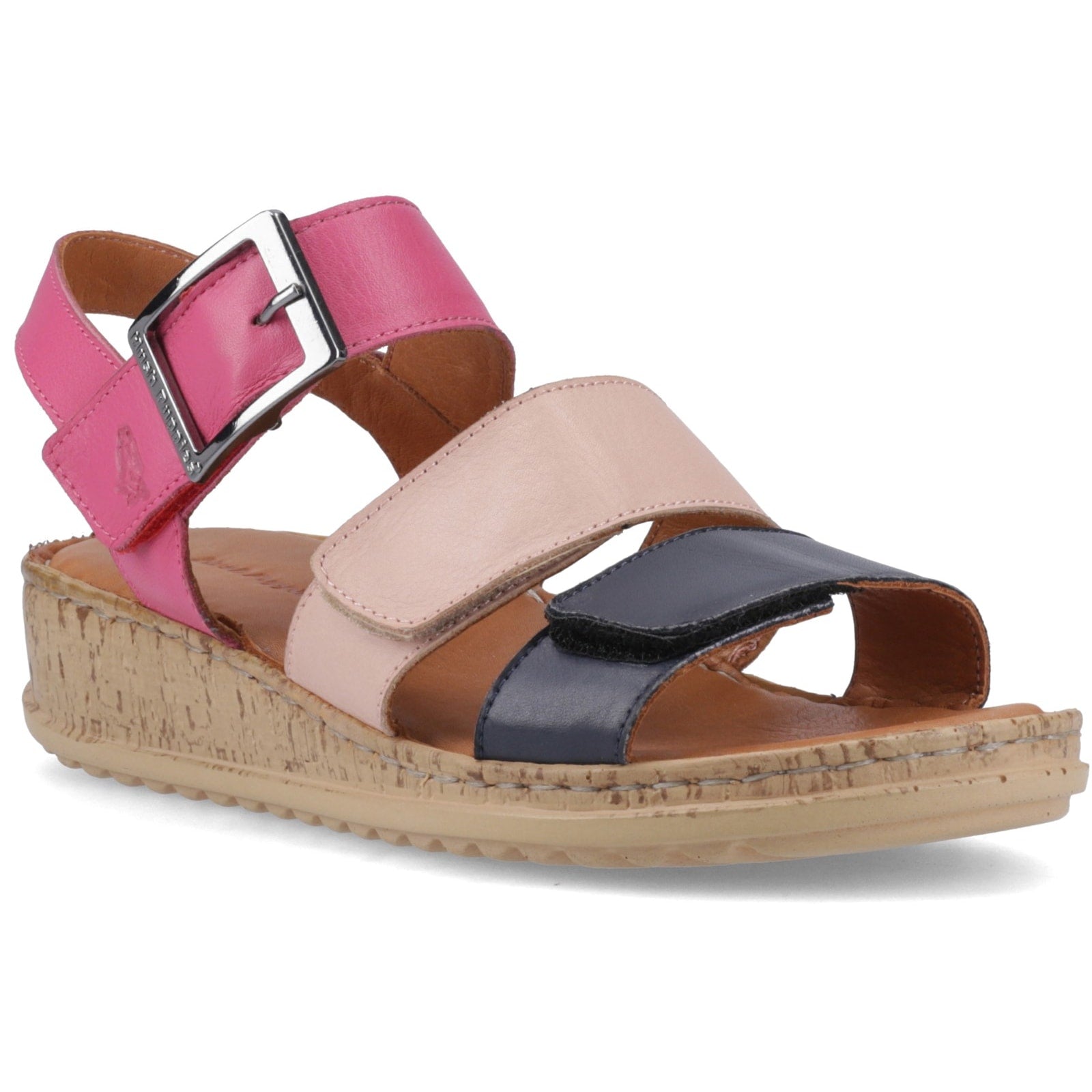 Hush Puppies ELIANA SANDAL Womens Ankle Strap Sandals Bright Pink