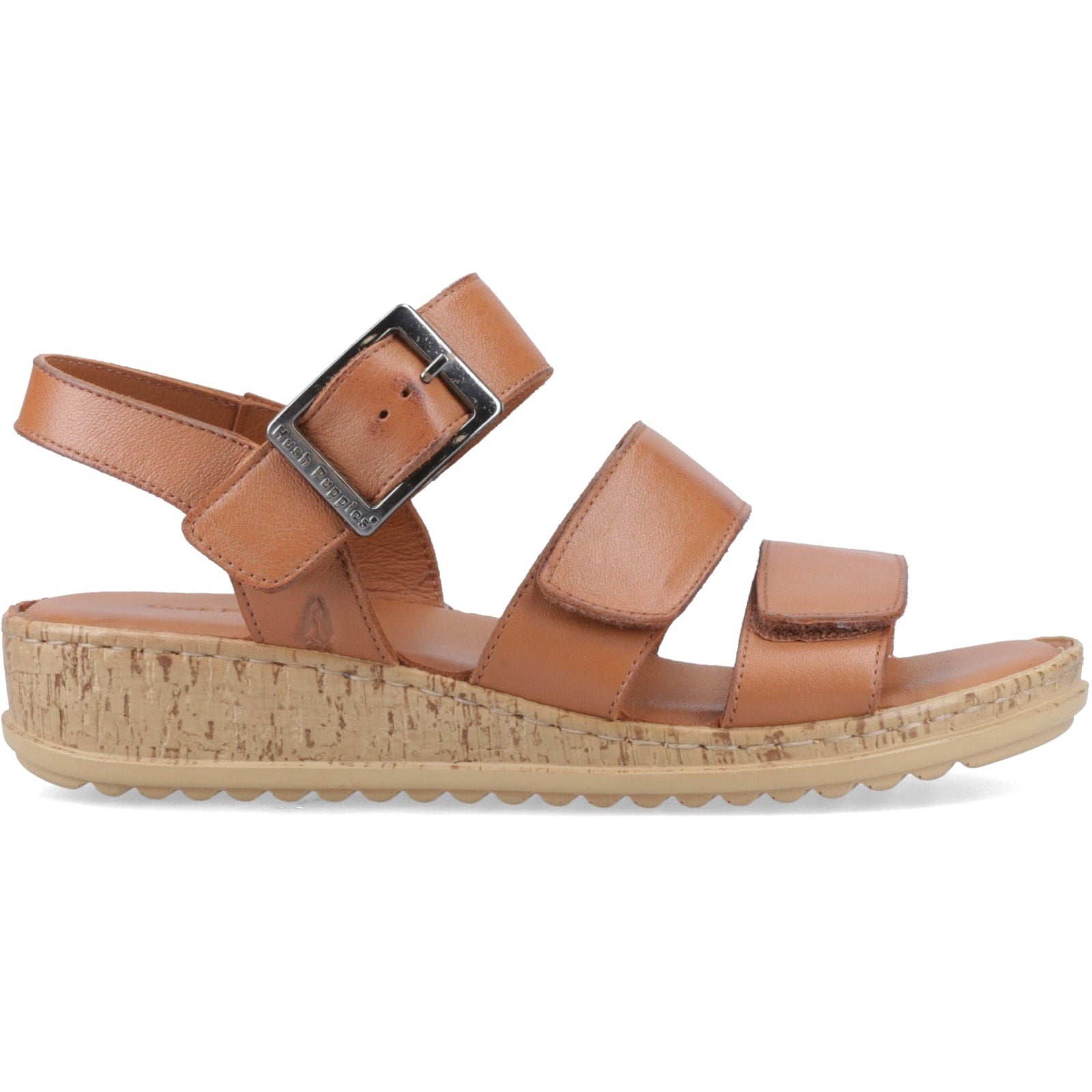 Hush Puppies ELIANA SANDAL Womens Ankle Strap Sandals Tan