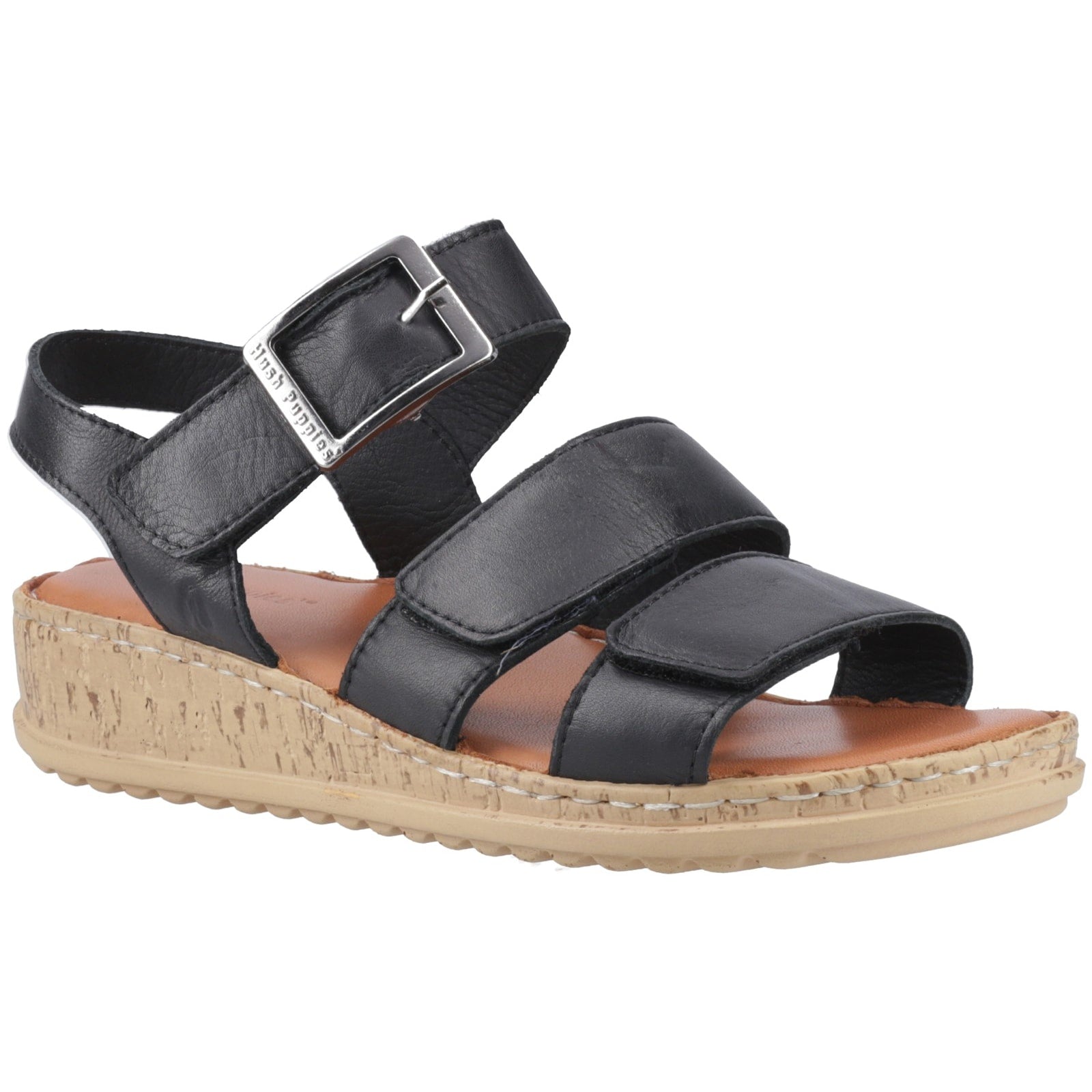 Hush Puppies ELIANA SANDAL Womens Ankle Strap Sandals Black