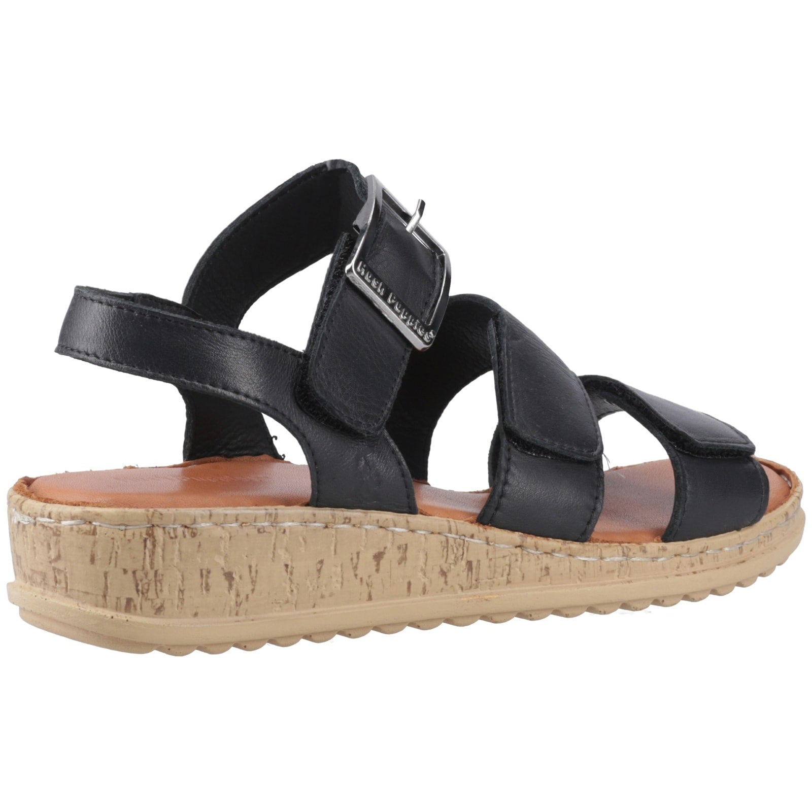 Hush Puppies ELIANA SANDAL Womens Ankle Strap Sandals Black