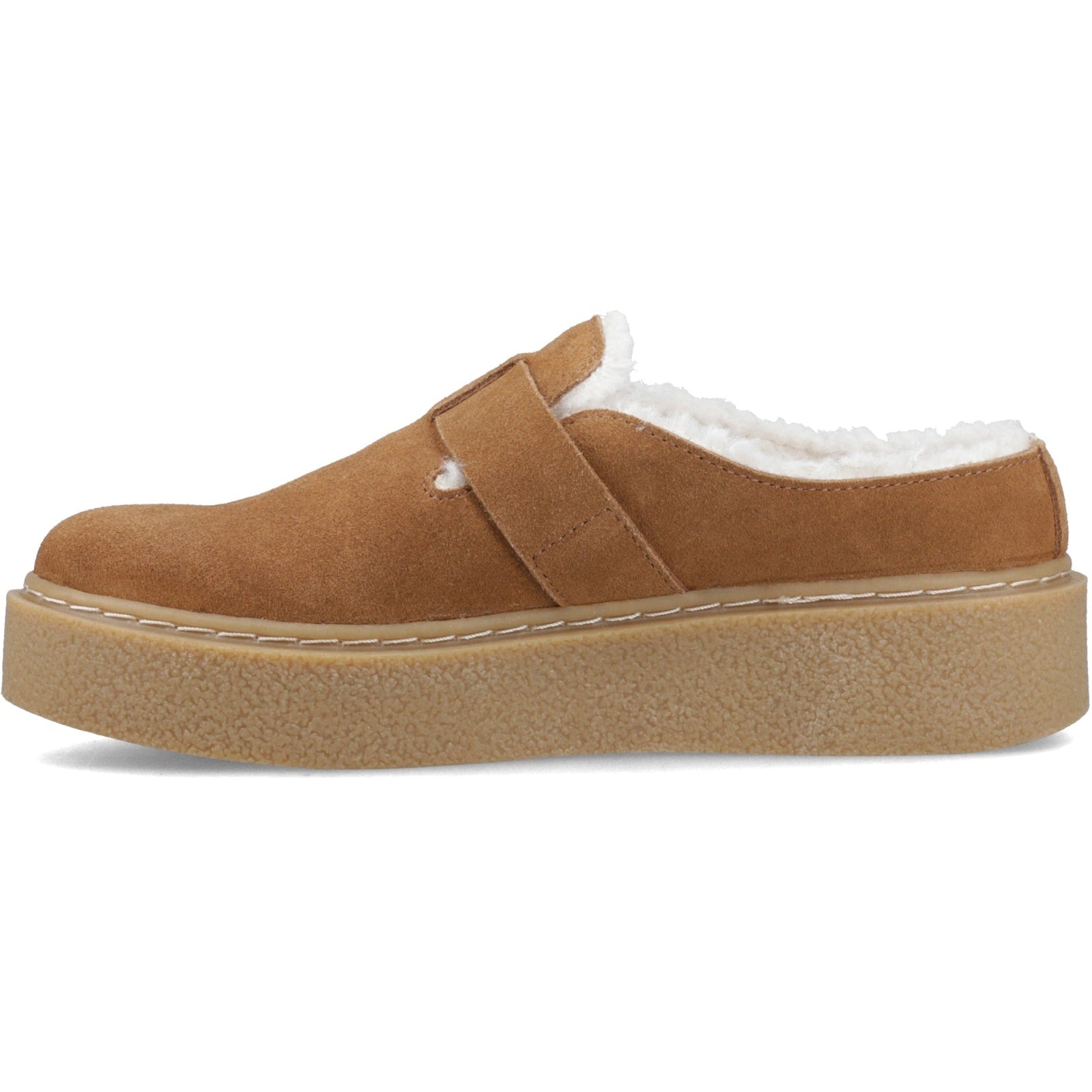 Hush Puppies BLANCHE FUR Womens Mules Slippers Tan