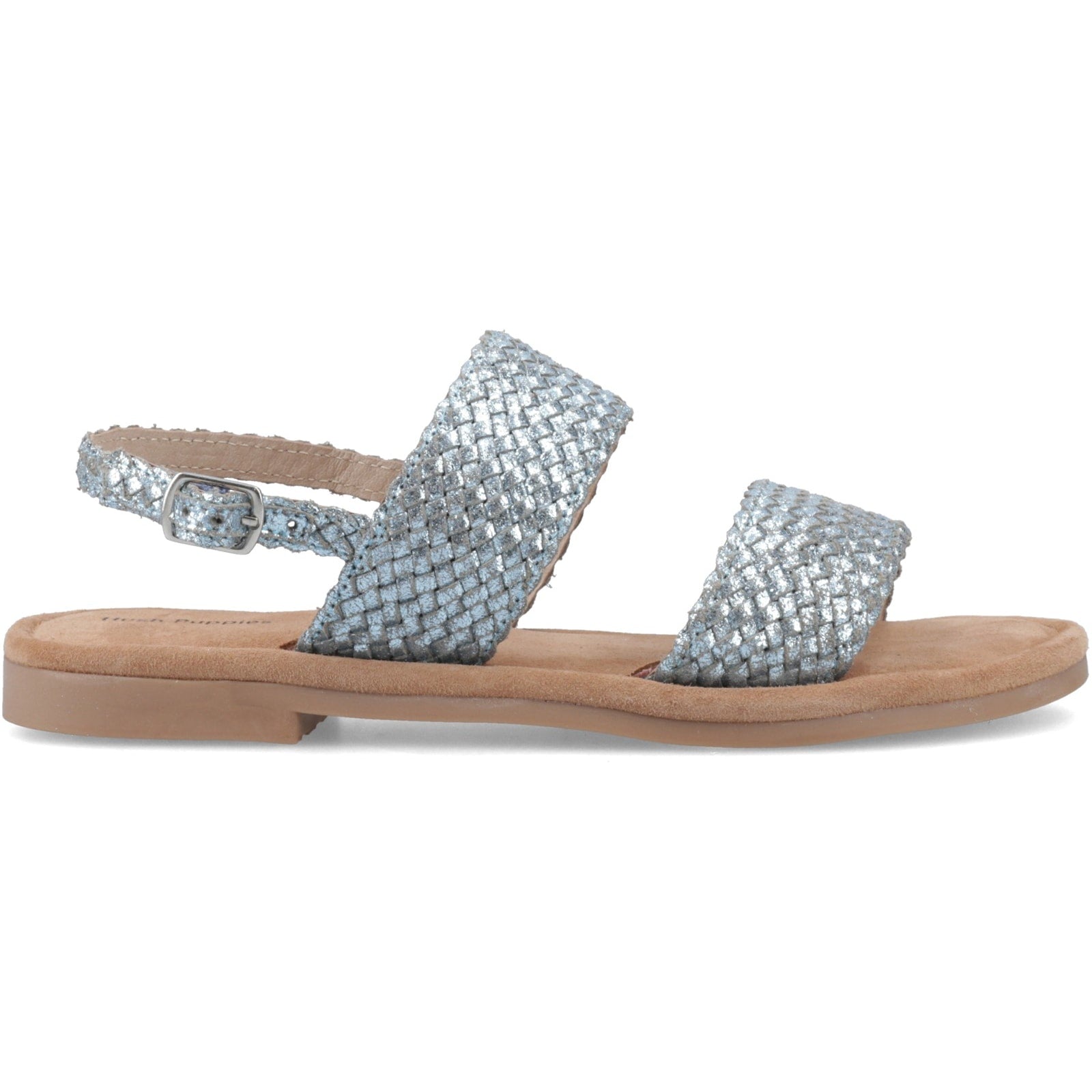 Hush Puppies HELENE SANDAL WIDE FIT Womens Cross Strap Sandals Blue