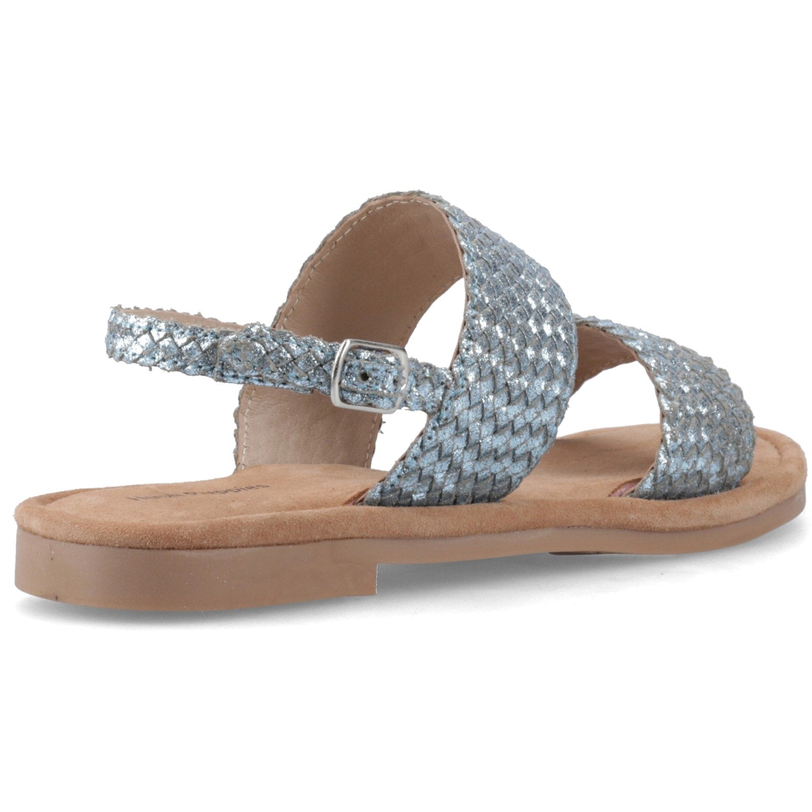 Hush Puppies HELENE SANDAL WIDE FIT Womens Cross Strap Sandals Blue