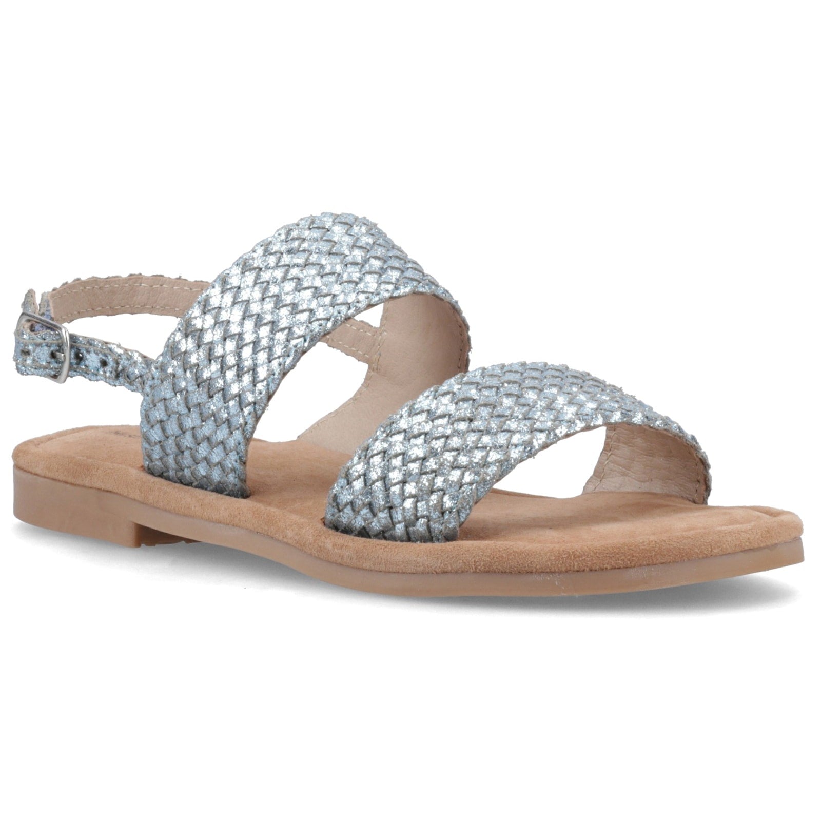 Hush Puppies HELENE SANDAL WIDE FIT Womens Cross Strap Sandals Blue