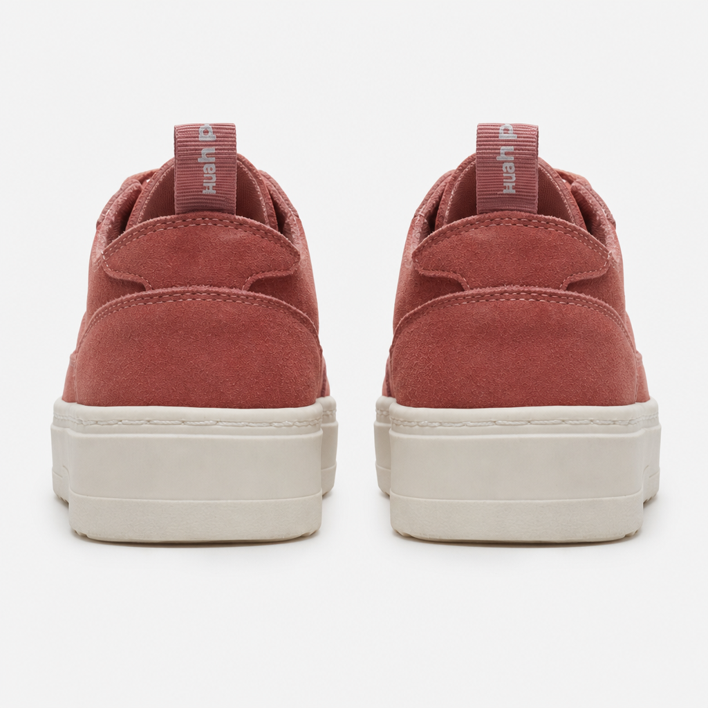 Hush Puppies NESTA Womens Casual Trainers Dark Pink