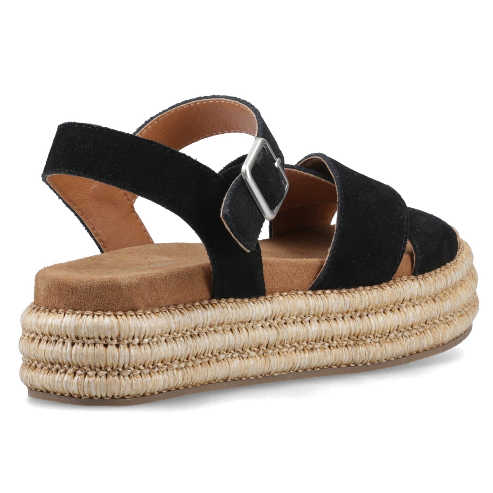 Hush Puppies ROSA RAFIA SANDAL Womens Ankle Strap Sandals Black
