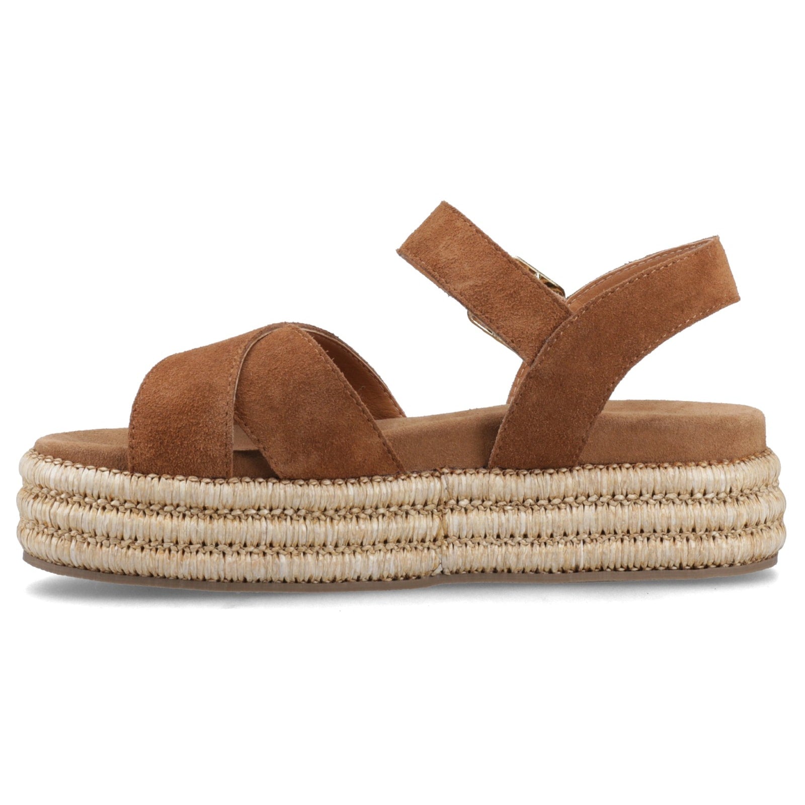Hush Puppies ROSA RAFIA SANDAL Womens Ankle Strap Sandals Tan