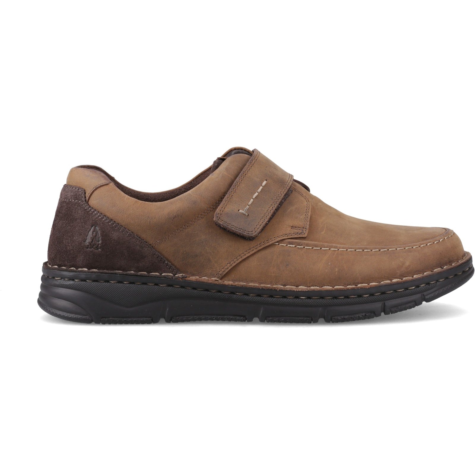 Hush Puppies FORDE TOUCH FASTENING Mens Casual Shoes Tan
