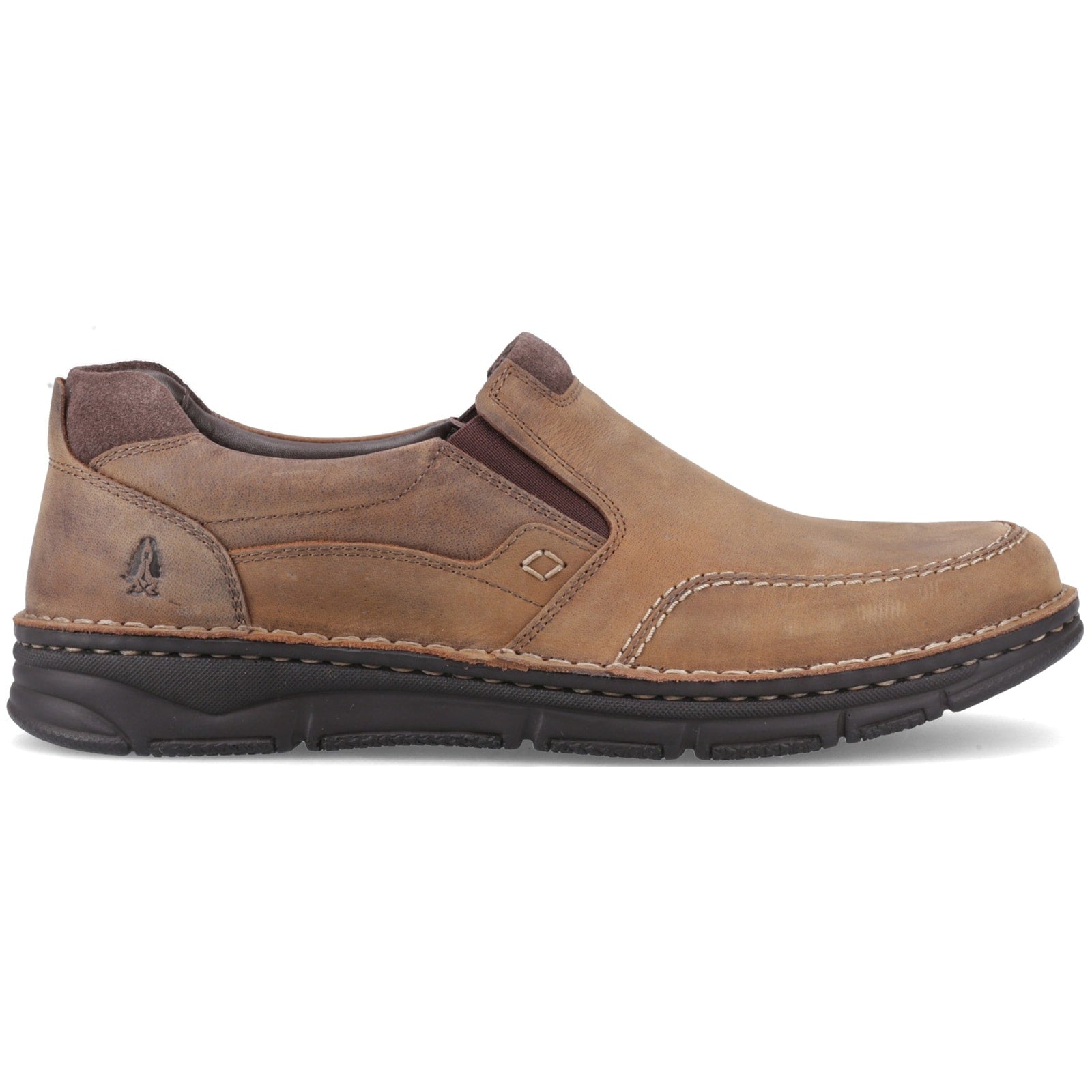Hush Puppies FANCO SLIP ON Mens Casual Shoes Tan